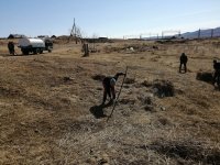 Общероссийский субботник - уборка территории с. Зубарево